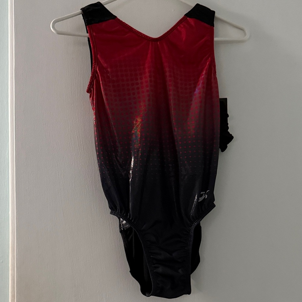 GK Red and Black Leotard